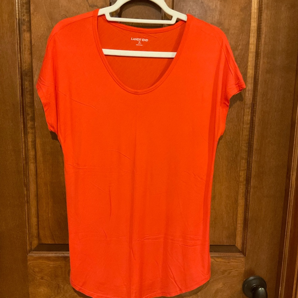 Lands' End Women's Orange Top